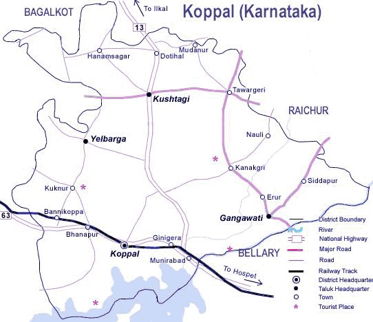 Koppal Map